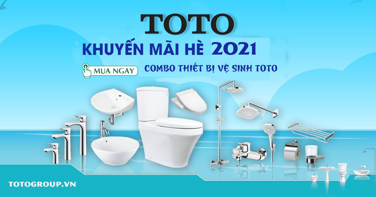 Combo thiết bị vệ sinh TOTO tháng 7 năm 2021 có gì HOT?